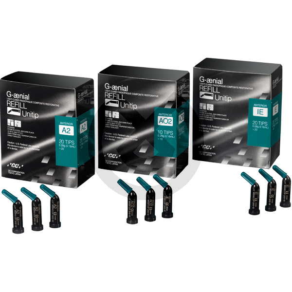 G-aenial unitip, anterior, 20 st – G-Aenial Anterior Unitip A3.5(20U)