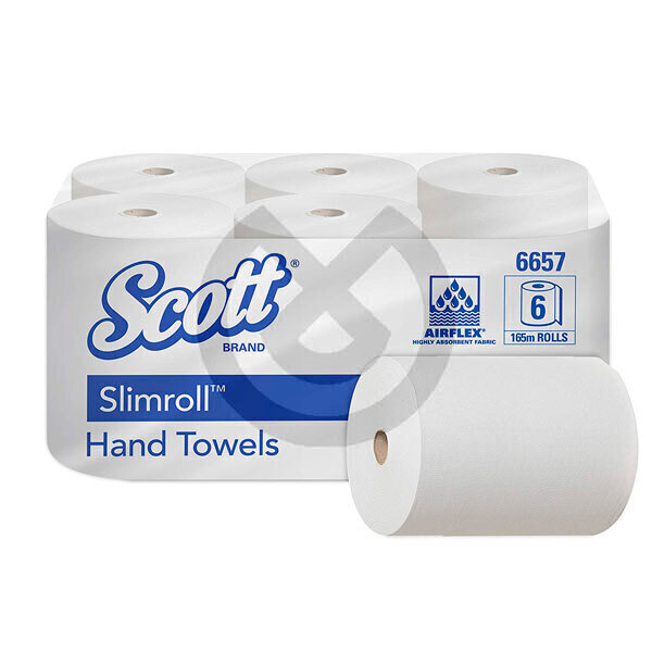 Handtücher, Slimroll Scott - 6 Rollen - Kimberly - KIMBERLY-CLARK