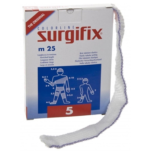 Surgifix syntetisk tubenet nr. 8 25 m latex