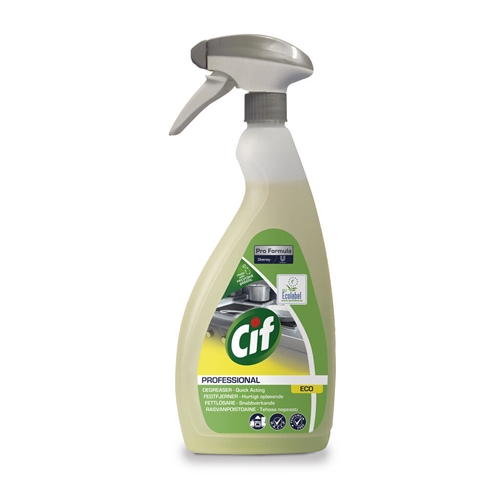 Ovnrens CIF Pro ECO Degreaser - 750ml spray uparfumeret pH=11,5