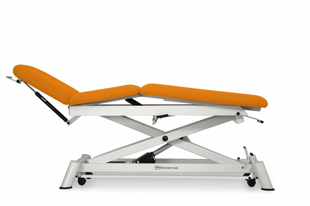 Elektrische Behandlungsliege für Osteopathie 3-teilig mit zentraler Knickfunktion - 180 x 62 cm