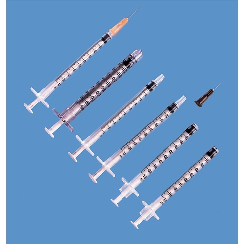 3-komponent sprøjte med kanyle BD Plastipak - 0,45x13mm 26G 1ml - 100 stk