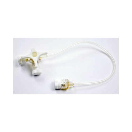 3-vejs hane Connecta - 15 cm slange micro uden port hvid - 50 stk
