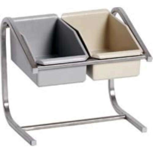 Besticklåda plast – 16x29x13cm grå