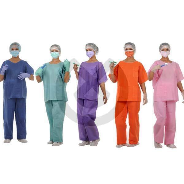 Krankenhauskleidung, orange - MEDISTOCK