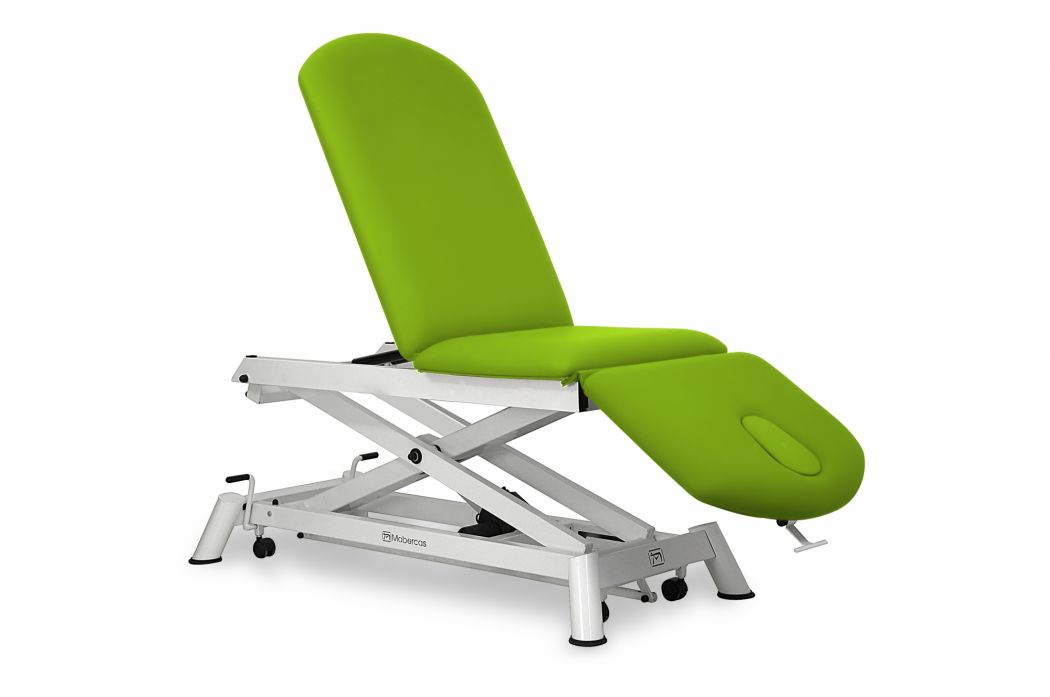 Elektryczny fotel zabiegowy do osteopatii - 3-częściowy - regulacja pionowa - 180 x 62 cm