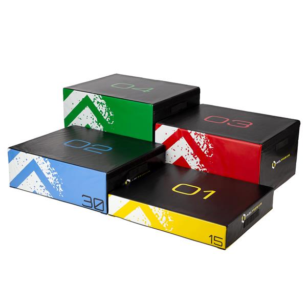 Plyobox - zestaw miękkich skrzyń plyometrycznych - PYBS01