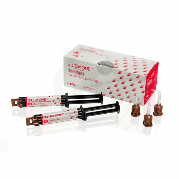 G-CEM ONE Dubbel refill med 2 sprutor 2,7 ml plus toppar - GC - GC