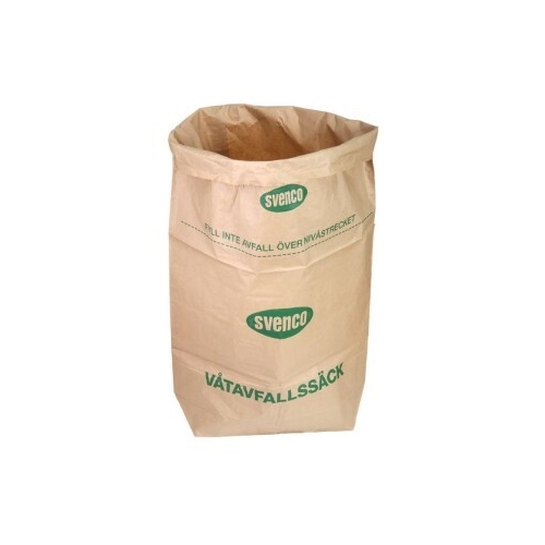 Affaldssæk papir/plast - 60L 95gram/m2 50my - 25 stk