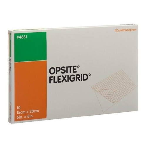 Sårfilm Opsite Flexigrid - 15x20 cm - 10 stk
