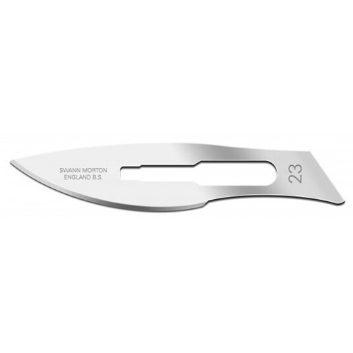 Knivblad op Swann-Morton - nr23 - 100 st
