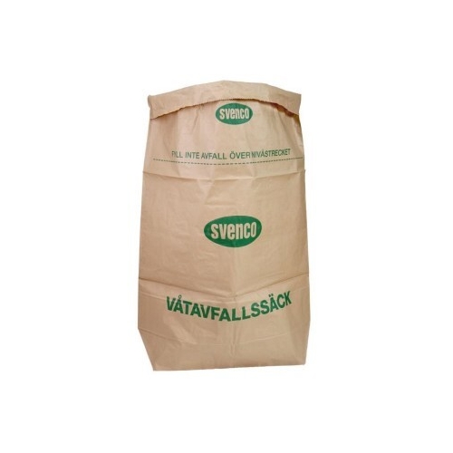 Affaldssæk papir/plast - 125L 95gram/m2 50my - 25 stk
