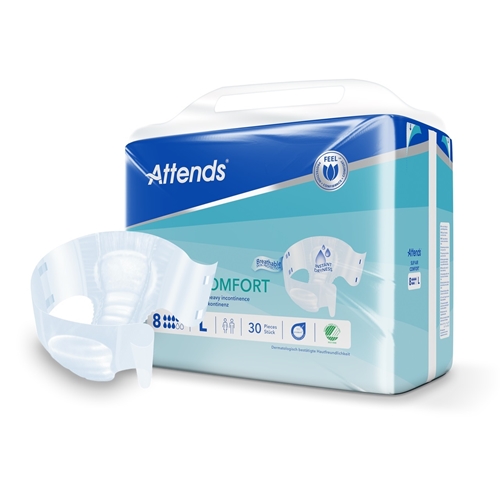 Inkontinenssisuoja all-in-one - Attends Slip Air Comfort 8 L - 120 kpl