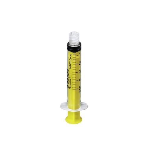 3-komponent sprøjte Omnifix NRFit - 5 ml graduering 0,2 ml lock - 100 stk