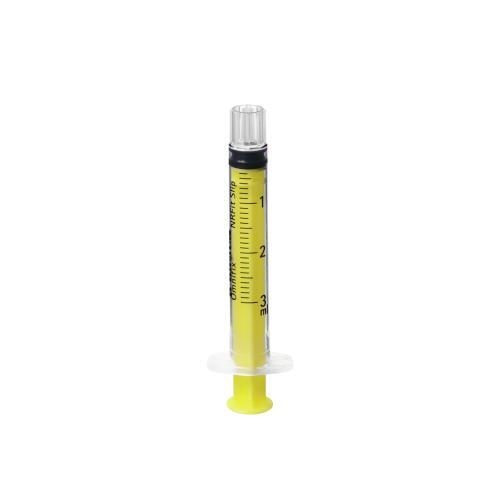 3-komponent sprøjte Omnifix NRFit - 3 ml grad. 0,1 ml slip - 100 stk