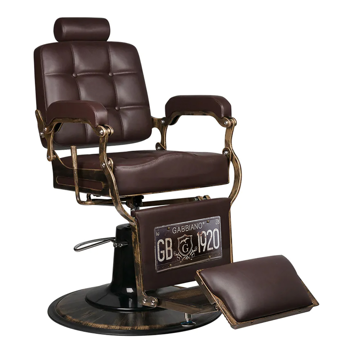 Gabbiano barberarstol Boss brun