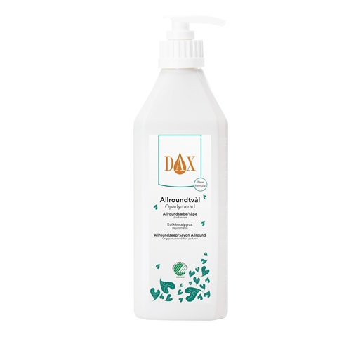 Flydende sæbe Dax allround - 600 ml med pumpe uparfumeret