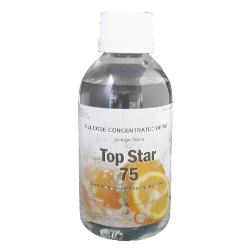 Glukosbelastningsdryck Top Star 75 – Apelsin utan färgämne 200ml