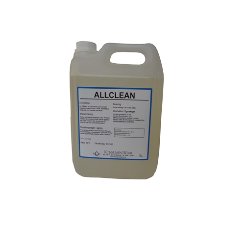 Yleispuhdistusaine Allclean - 5 l hajustamaton pH=10,5 - 3 kpl