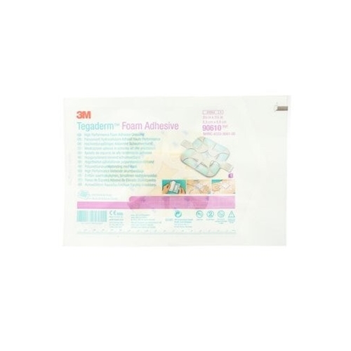 Tegaderm Foam Adhesive Schaumverband - 8,8x8,8cm Border - 10 St
