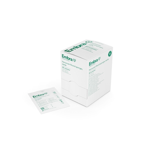 Rundtupfer Vlies 5-lagig Embra - Ø30mm steril - 75 St