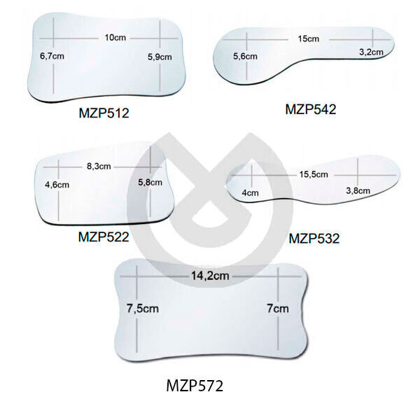 Glass mouth mirror - Mouth Mirror Adult Oclusal Surface