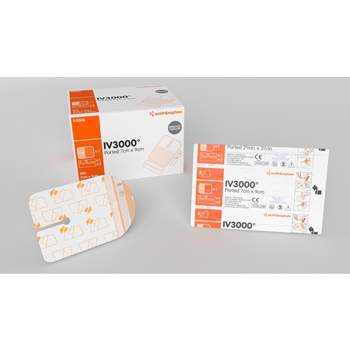 Venenkatheterverband Opsite IV3000 - 5x6cm geschlitzt pädiatrisch - 100 St.