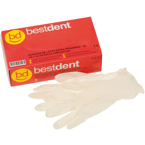 Pudrede latexhandsker - Ppe - Powdered Latex Gloves L