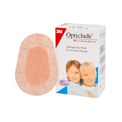 Eye dressing Opticlude - 57x82mm beige - 20 pcs