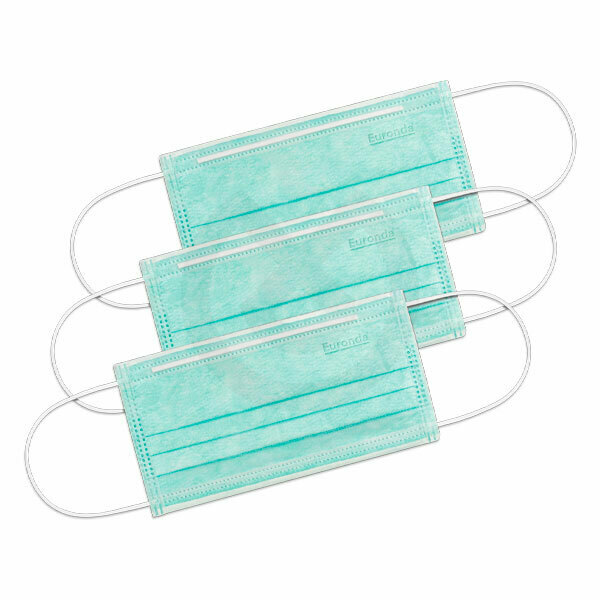 PTC weiche Mundschutzmaske, aquamarin - EURONDA MONOART