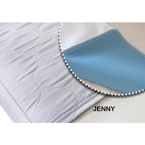Wiederverwendbarer Bettlakenschutz Jenny - B90(190)xL85cm 80% Baumwolle - 3 St