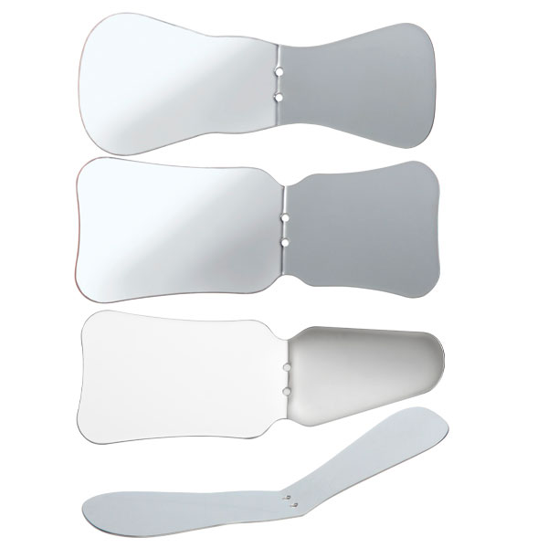 Vinkelspeglar – Stainless Steel Angled Occlusal Mouth Mirror – For Adults And Children – Rounded C