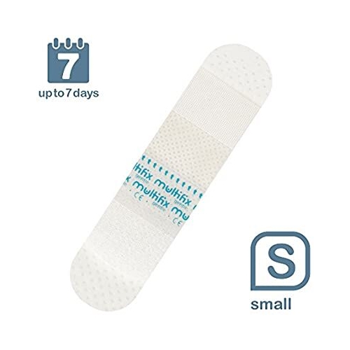 Katetrin/dreenin kiinnitys Multifix Gentle - 25x110mm silikoniliima tarranauha - 10 kpl