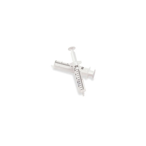Spruta luer 2komp Discardit – 10ml grad 0,5ml excentrisk – 100 st