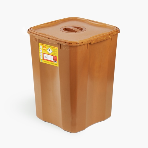Risikoaffaldsboks Woodsafe - 50L dobbeltlås
