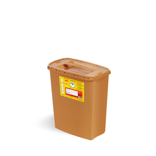 Kanülenbehälter Woodsafe - 12L UN Einfachverschluss mit Griff