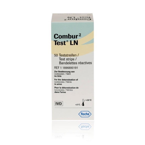 Combur-2 Test LN -virtsaliuskat - nit leu - 50 kpl