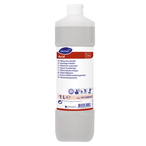Sanitetsrens/afkalkning Acid - 1L parfumeret pH=2 W4650 - 6 stk.