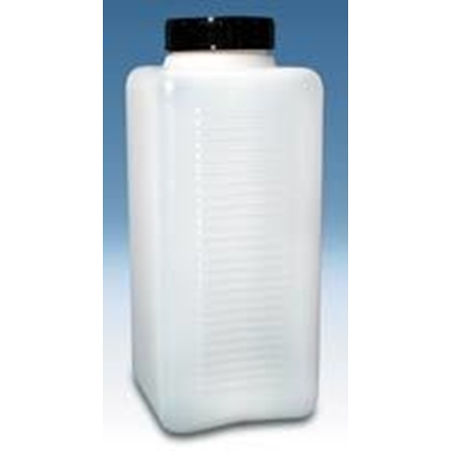 Butelka plastikowa z zakrętką 1000 ml PE biała z białą nakrętką
