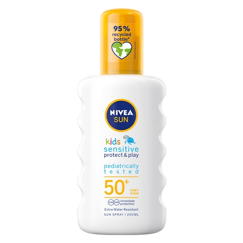 Nivea Sun Kids solcreme - 200ml SPF 50+ sensitive spray