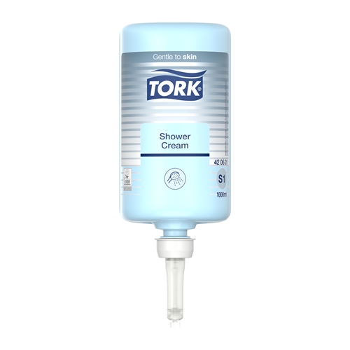 Flydende sæbe Tork Premium S1 - 1L Hair & Body parfumeret - 6 stk.