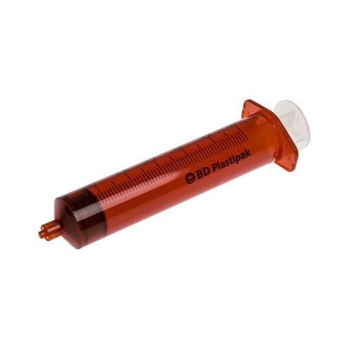 Spruta luerlock 3kompPlastipak – 50/60ml grad 1ml AMBER – 60 st
