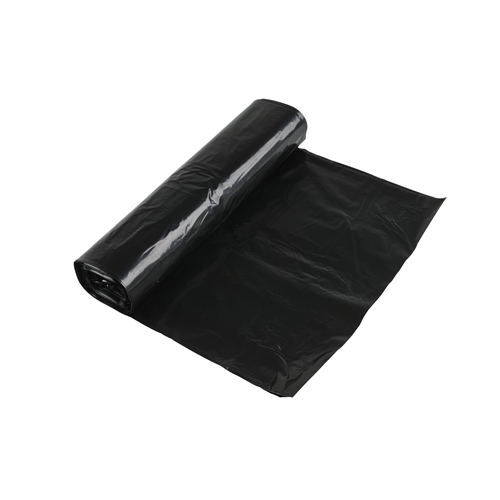 Affaldssæk i LLD-plast - 160L 800x1250mm 70my sort rulle 10 - 10 stk