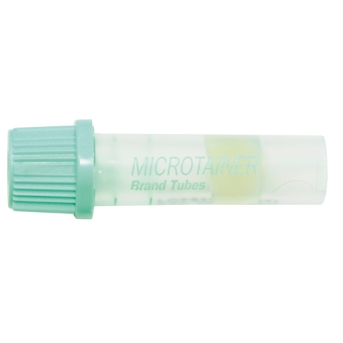 Kapillärrör BD Microtainer Microgard – 400-600µl Li-Hep gel ljusgrön – 50 st