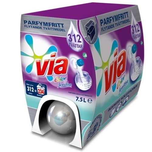 Liquid laundry detergent VIA Prof - 7.5l Color