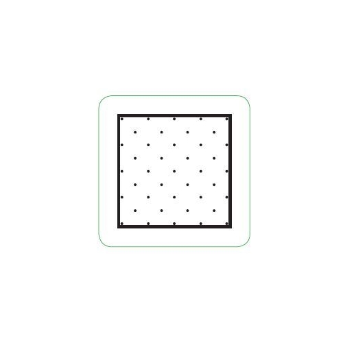 Op duk nonwoven med röntgentråd 5p – 40x40cm blå Barrier – 360 st