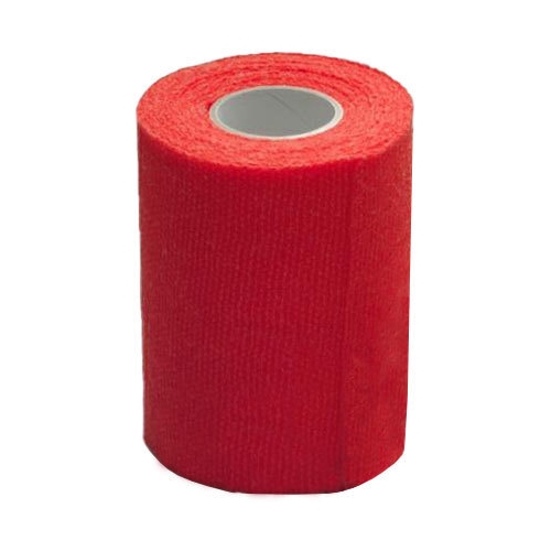 Kohæsiv fikseringsbind DermaHaft - 6 cm x 4 m rød latexfri - 10 stk.