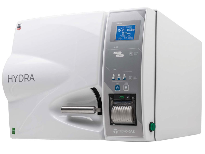 Hydra Evo autoklav med skrivare - 15 liter - 230V