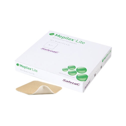 Dünner Silikon-Schaumverband Mepilex L - 10x10cm Lite - 5 St