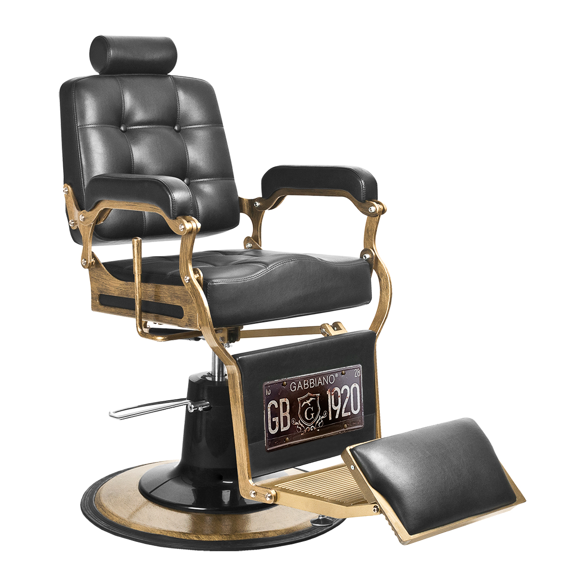 Gabbiano barberarstol Boss svart